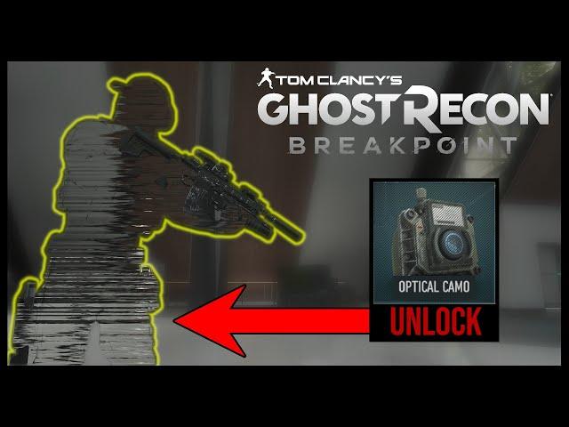 HOW TO UNLOCK OPTICAL CAMO & BE INVISIBLE IN GHOST RECON BREAKPOINT