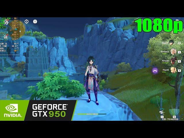 GTX 950 | Genshin Impact - 1080p