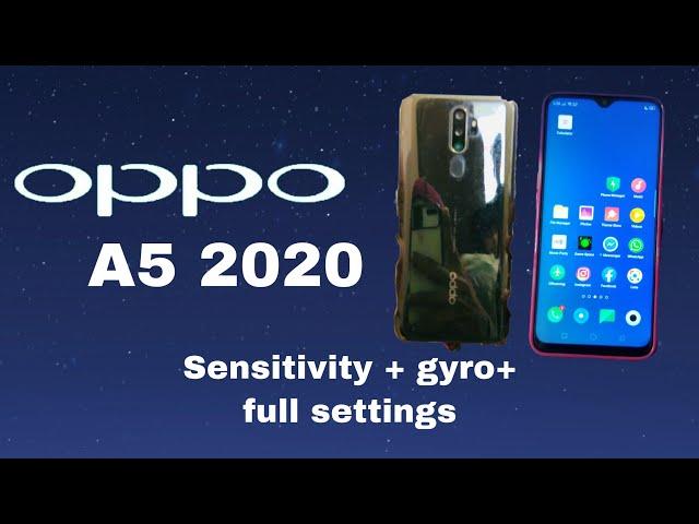 Oppo A5 2020 pubg sensitivity | full gyro and scope settings | graphics