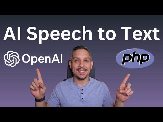 Use AI to Convert Speech Into Text with PHP