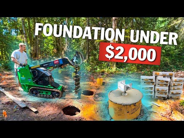 DIY Tiny Home Pier Foundation | The Right Way