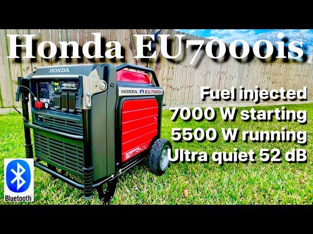 Honda EU7000is 7000 Watt Bluetooth Generator Review (Whole House Backup Generator)