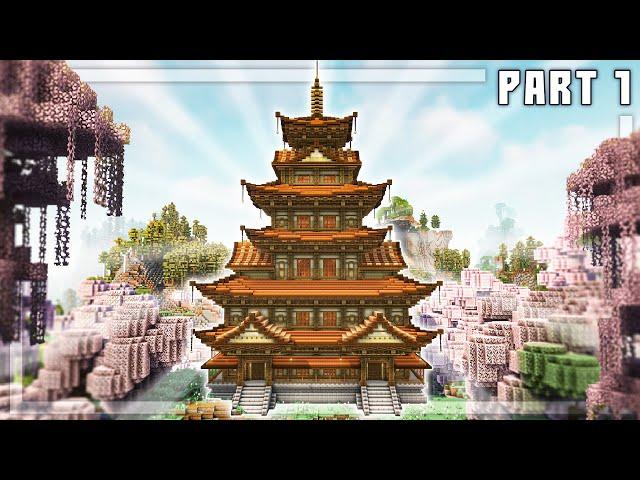 Minecraft: How To Build the Ultimate Japanese Temple - Tutorial [Part 1/6]