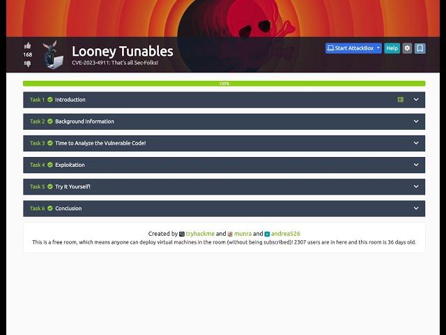 CVE-2023-4911: Looney Tunables Vulnerability Walkthrough on TryHackMe