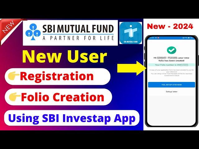 SBI Mutual Fund Registration & Folio Creation for New User | How to Create Folio in SBI Mutual Fund