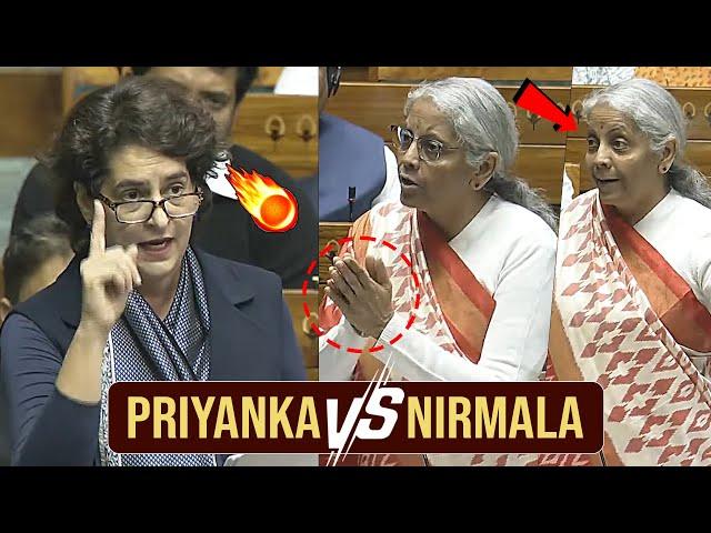 War Of Words Between Priyanka Gandhi Vs Nirmala Sitharaman In Lok Sabha | Congress Vs BJP |News Buzz