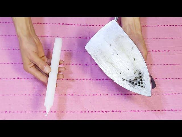 How to Clean an Iron Bottom Easily | DIY Sewing Tricks