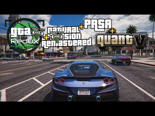 GTA V 2021 : INSTALLER LE MOD REDUX 1.10 + NATURALVISION + PRSA + QUANTV | TUTO 100% FONCTIONNEL !