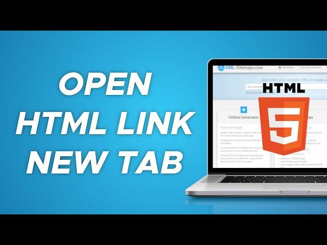 Open HTML Links in New Tab (2025)