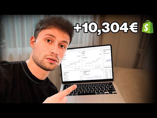 J'ai essayé le dropshipping pendant 10 jours (+10,000€ en partant de zéro)