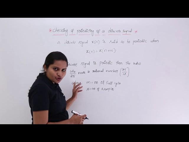 Checking of Periodicity of a Discrete Signal