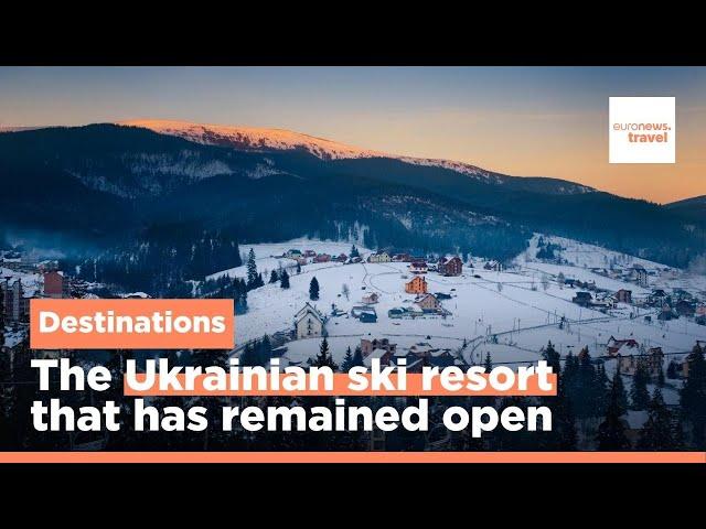 Inside the Ukrainian ski resort that’s stayed open to help people ‘forget about the war’