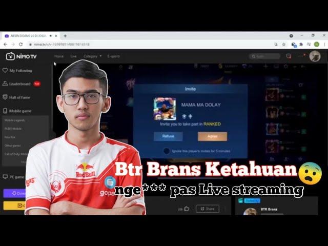 VIRAL‼️BTR Branz Ketuhanan NGENTD, Saat Live Nimo Tv,Full Video!!