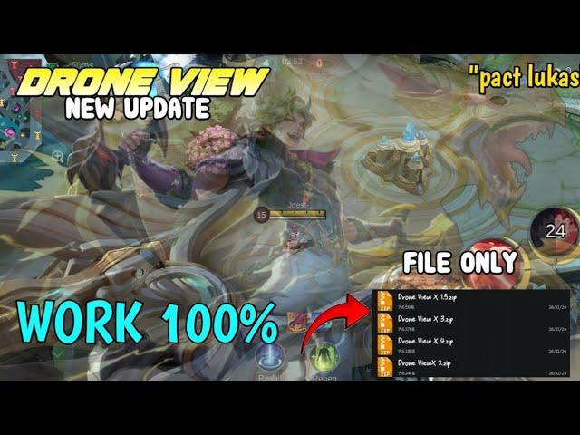 script drone view mobile legend terbaru 2024||WORK 100%