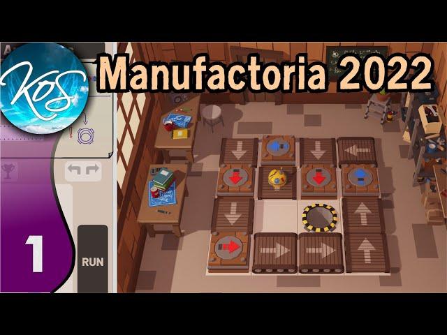 Manufactoria 2022 - ROBOT FACTORY PUZZLES - First Look, Let's Play