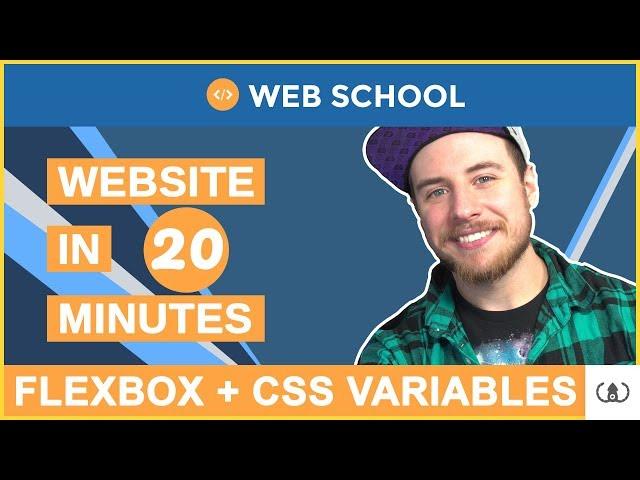 Flexbox Website Using CSS Variables In 20 Minutes!