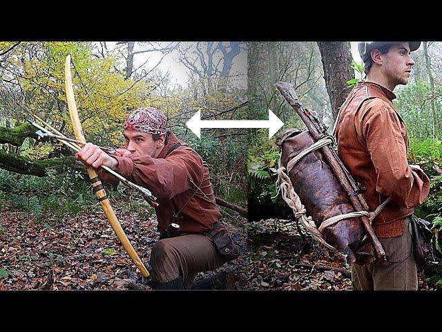 Historical Short Bow Survival System. Portable, Effective, Easy to Make.