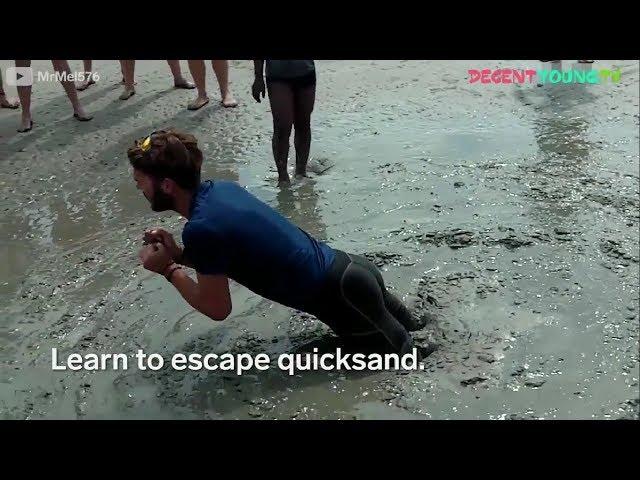 Escape Quicksand in France (Walking on Water)