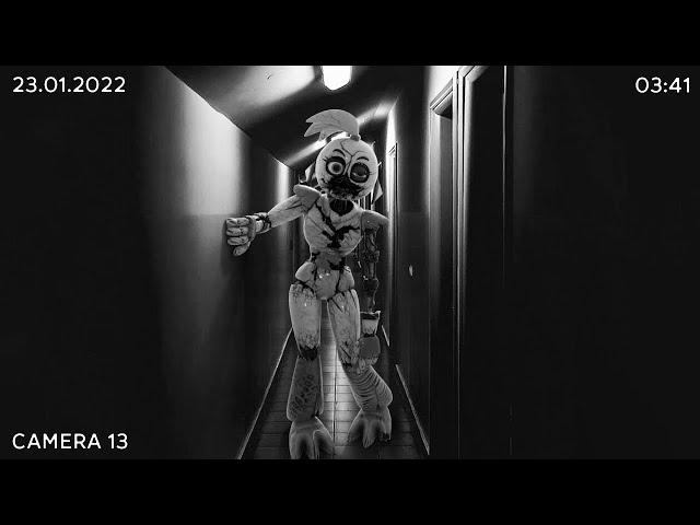 Заснял ЧИКА на СКРЫТЫЕ КАМЕРЫ *фнаф Чика с даркнет* fnaf security breach ! chica animatronic