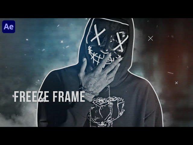 Modern Freeze Frame Character Intro | After Effects Tutorial | Effect For You