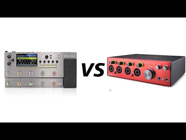 Mooer GE300 vs Focusrite Clarett 4PRE