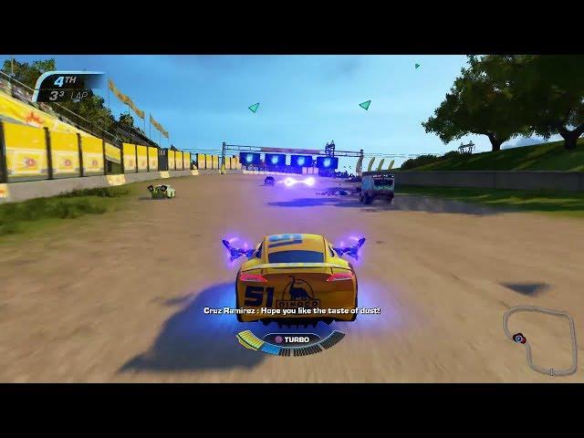 Cars 3: Driven to Win - Cruz Ramirez in Battle Race Events - PS4 Gameplay