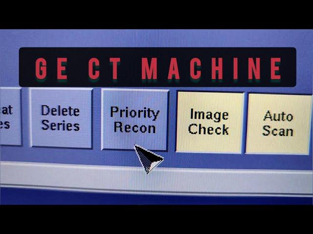 Trick on GE CT scanner, Post processing images too slow