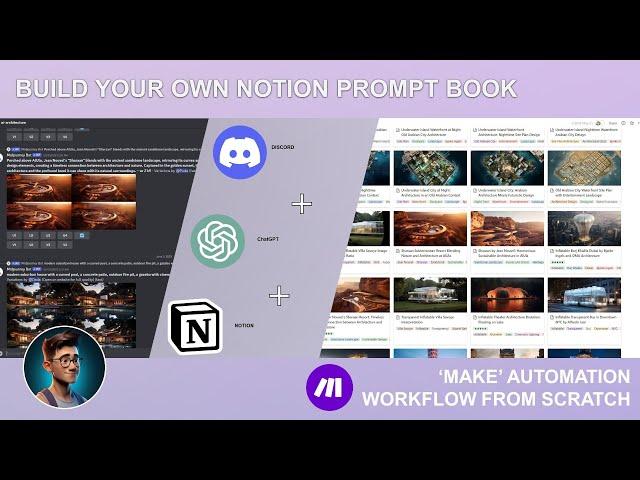 Automate Your Workflow: Midjourney Images from Discord to Notion | I Created an AI-Powered Gallery！