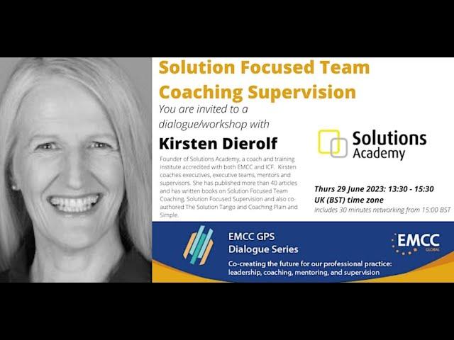 Kirsten Dierolf - Solution Focused Team Coaching Supervision
