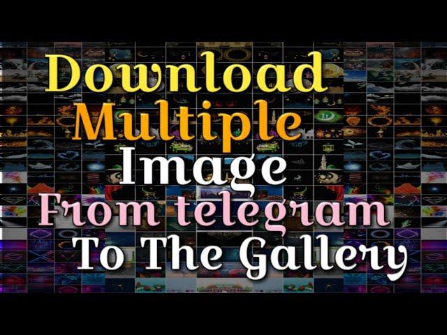 How to download multiple image from telegram to the gallery only one click/#technician_arijit//বাংলা