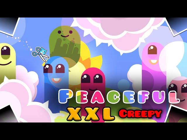 『 PEACEFUL FULL VERSION 』[XXL CREEPY LAYOUT] | Geometry Dash (2.11)