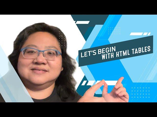 Coding for Beginners: Tables #1— How to Build HTML Tables