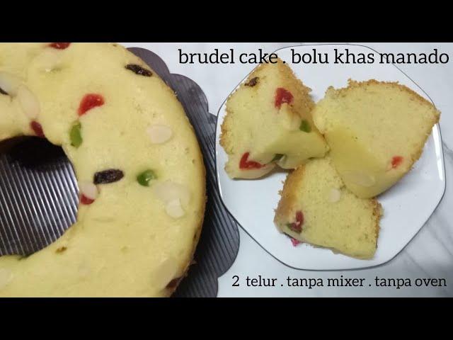 Cara Mudah Membuat Bolu Tanpa Mixer - Resep Bolu Bluder - Tanpa Oven