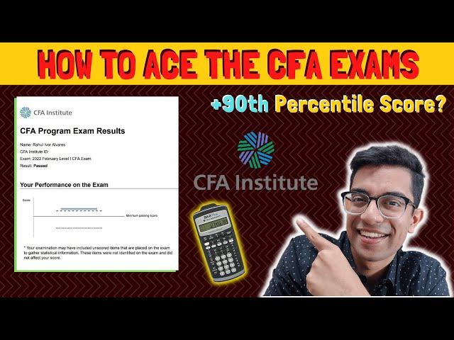 I GOT A 90th PERCENTILE IN MY CFA LEVEL 1 EXAM | HERE'S HOW I DID IT