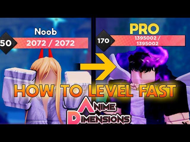 6 tips to level up FAST in Anime Dimensions