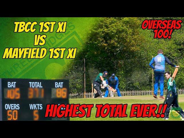 BAZBALL TAKES OVER BRIDGES | OVERSEAS DEBUT 100! TBCC 1st XI vs Mayfield 1st XI | Cricket Highlights