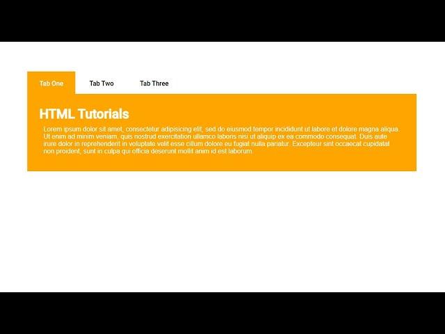 How to create tabs using only HTML and CSS | Tabs Using HTML And CSS Only | E-CODEC