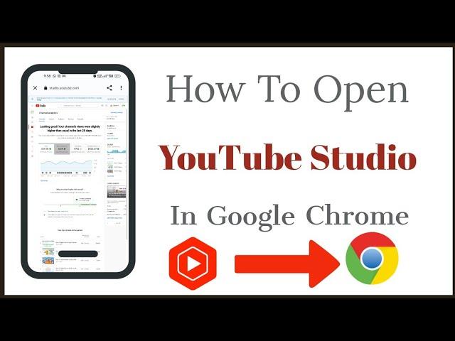 How to open YouTube Studio in Google Chrome on Mobile | Open Desktop Version of YT Studio in Mobile