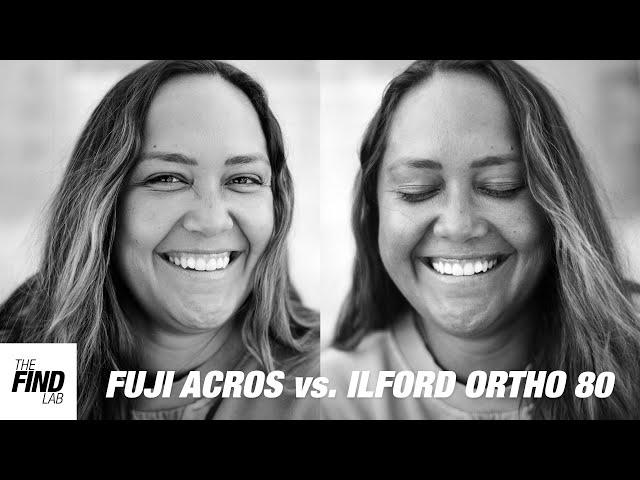 Testing Fuji Acros vs. Acros II vs. Ilford Ortho 80