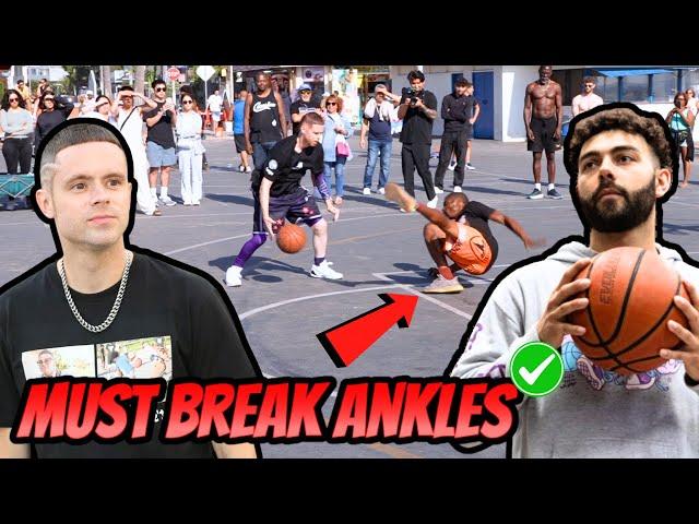 The Professor & D'Friga 2v2 vs HOSTILE Hoopers Venice Beach