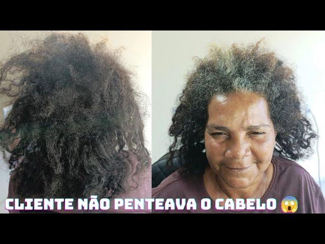 Cliente não cuidava do Cabelo Será que o Alisamento Natural deu ruim?