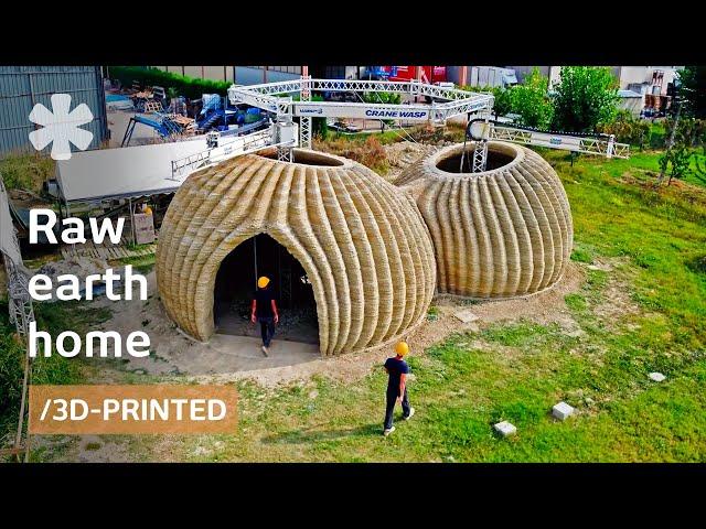 Wasp 3D-prints eco-homes from local raw earth for $1K