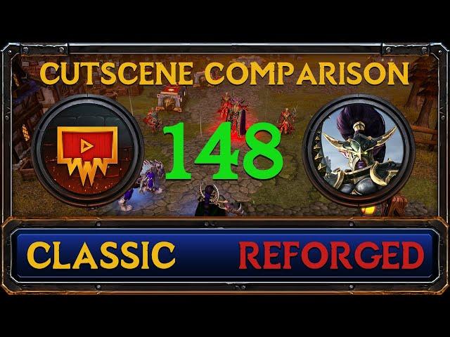 Warcraft 3: Reforged vs Classic Cutscene Comparison #148 -  Shards of the Alliance 1/4