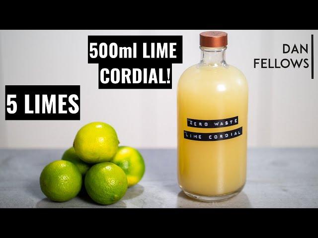 ️ Zero Waste Lime Cordial + Spent Coffee Daiquiri