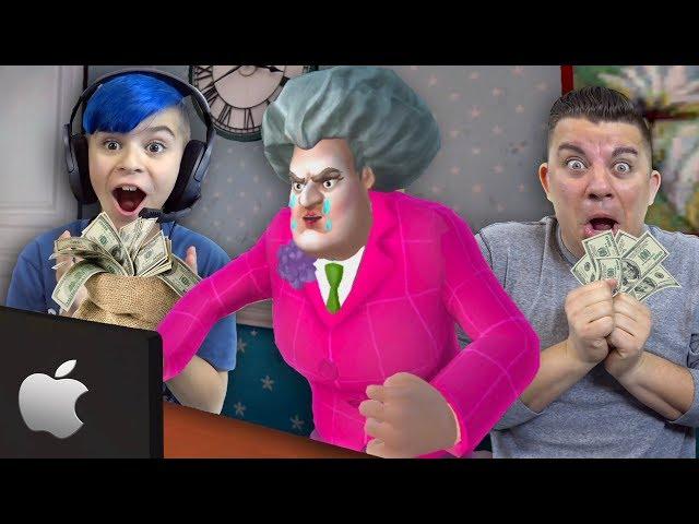 WE STOLE ALL HER MONEY! Scary Teacher 3D