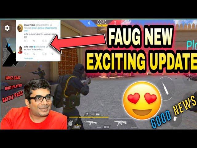 faug tdm gameplay | faug new update today  | faug update news