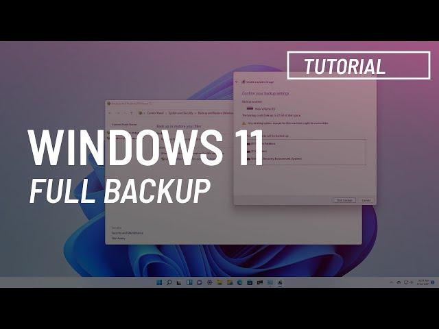 Windows 11: Create full backup to external USB drive and restore (2024)