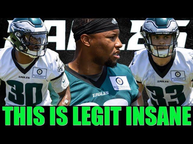 Eagles Rookies DOMINATE live OTAs  Surprise VET Standout + Saquon Barkley and Jalen Hurts DUO 