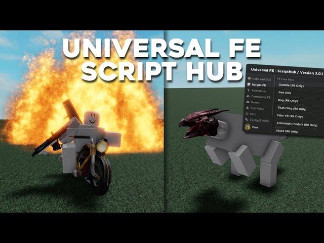 Universal FE Script Hub Showcase - ROBLOX EXPLOITING