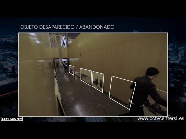 Detección objeto desaparecido/abandonado con analítica de vídeo - CCTV CENTER